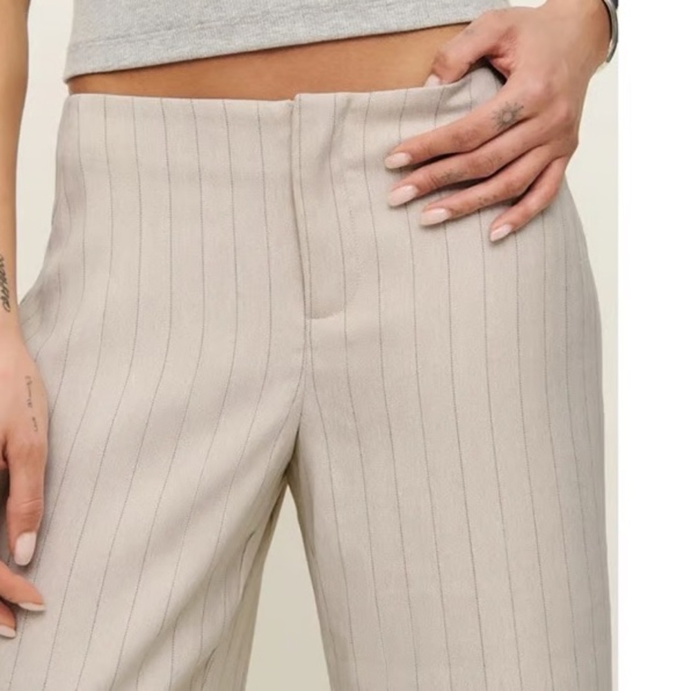 Reformation vida low rise pants size 4